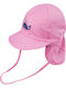 Παιδικό Καπέλο Jokey Βαμβακερό Με Προστασία Αυχένα Ροζ Κορίτσι