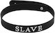 XR Master Series Silicone Collar Slave Halsband in Schwarz Farbe