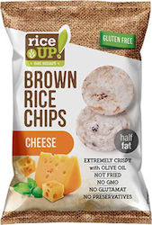 RiceUp Tort de orez Brown Rice Chips Brânză Fără Gluten 1x60gr