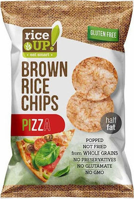 RiceUp Rice Wafers Brown Rice Chips Pizza Gluten-Free 1x60gr