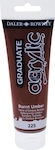 Daler Rowney Graduate Acrylic 120ml Burnt Umber 225