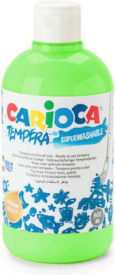 Carioca Tempera Tempera Colour Paint Bottle 500ml Green