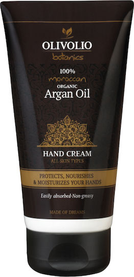 Olivolio Botanics Argan Oil Ενυδατική Κρέμα για Ξηρά Χέρια 150ml