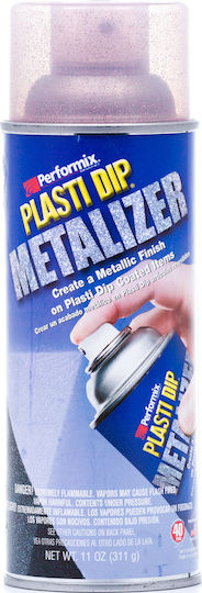 Plasti Dip Spray Protective Film Metalizer with Metallic Effect Red 400ml