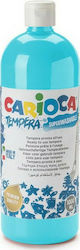 Carioca Tempera Tempera Colour Paint Bottle 1000ml Light Blue