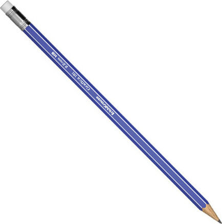 ErichKrause Grafica 101 Pencil HB with Eraser Blue