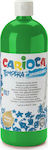 Carioca Tempera Tempera Farben Bright Green in Flasche 1000ml 1Stück KO030.14