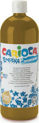 Carioca Tempera Tempera Colour Paint Bottle 1000ml Brown Earth Siena