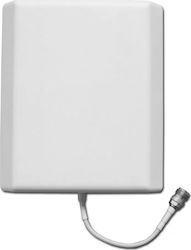 IQ Indoor Panel Antenna dmb:6-8 Εσωτερική Κεραία Τηλεόρασης (δεν απαιτεί τροφοδοσία) σε Λευκό Χρώμα Σύνδεση με Ομοαξονικό (Coaxial) Καλώδιο