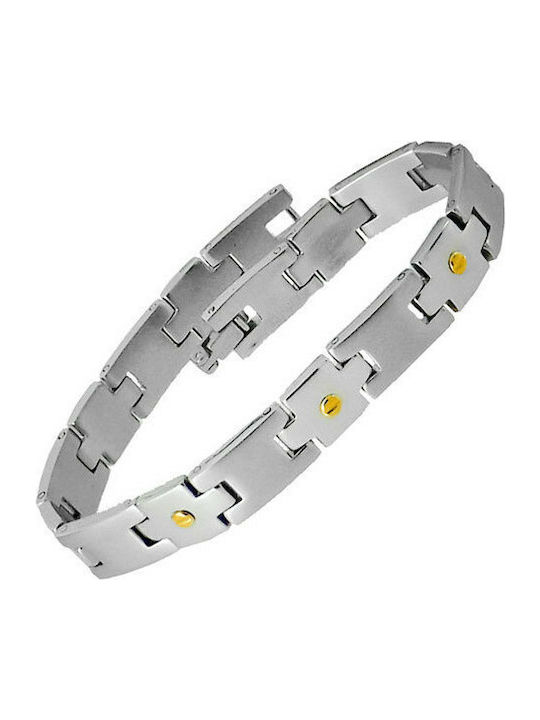 Steel men's bracelet