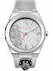 Daisy Dixon Alessandra Damen Uhr mit Silber Lederarmband