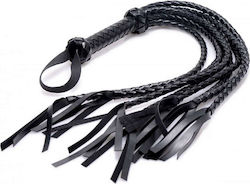 XR Strict Braided Flogger Whip in Black Color