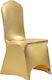 vidaXL Elastic Cover for Chair Gold 6 pieces Gold 6pcs 133556