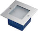 Geyer LED Floor Spot 1W with Warm White Light IP65 Silver