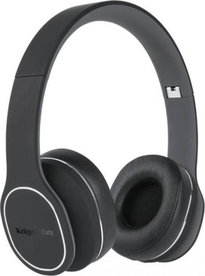 Kruger & Matz Soul 2 Ασύρματα Bluetooth On Ear Ακουστικά με 22 ώρες Λειτουργίας Μαύρα