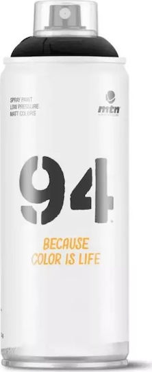 Montana Colors Спрей Боядисване 94 с Мат Ефект Черно R-9011 400мл