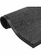 vidaXL Entrance Mat Straw with Anti-slip Backing Charcoal 90x150cm