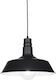 Ondaluce Loira Pendant Light Single-Light Bell for Socket E27 Black