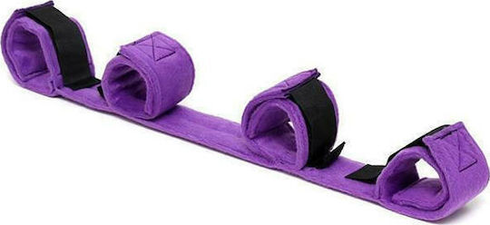 Rimba Spreader Bar With 4 Cuffs Fixierungsstange in Lila Farbe