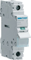 Hager Διακόπτης Ράγας 230V 63A