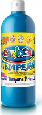 Carioca Tempera Tempera de Pictură Cyan în Sticlă 1000ml 1buc KO030.05