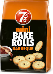 7days Крекери Bake Rolls Mini Barbeque с вкус Б...