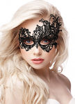 Shots Ouch Royal Black Lace Mask Mască BDSM în Culoarea Negru OU321BLK