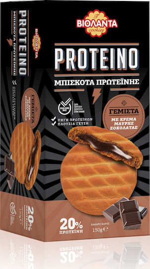 Violanta Biscuits Protein Proteino With Filling Dark Chocolate 1pcs 150gr