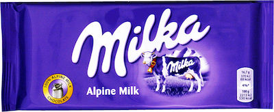 Milka Alpine Milk Chocolate Milk 100gr 1pcs