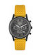 Slazenger Watch Battery with Yellow Rubber Strap SL.09.6261.2.03