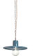 Ondaluce Land Pendant Light Suspension for Socket E27 Blue