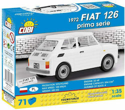 Cobi Building Block 1972 Fiat for 5+ years 71pcs