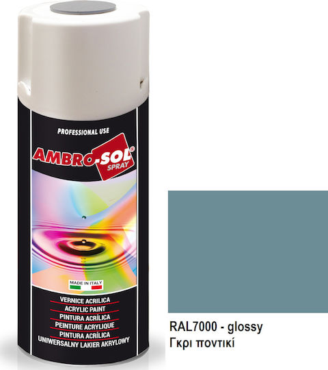 Ambro-Sol Spray Vopsea V400 Gri veveriță RAL 7000 400ml