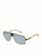 Police Men's Sunglasses with Gold Plastic Frame SPL961 KAUP