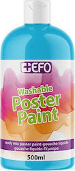 +Efo Poster Paint Tempera Farben Cyan in Flasch...