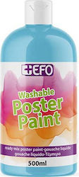 +Efo Poster Paint Tempera Farben Blau in Flasch...
