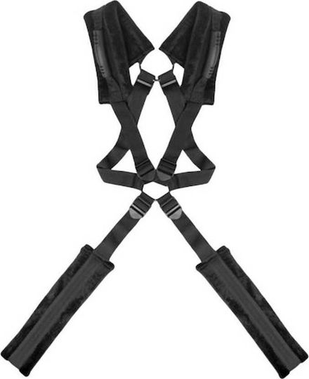 XR Frisky Stand & Deliver Sex Position Body Sling Κούνια σε Μαύρο Χρώμα