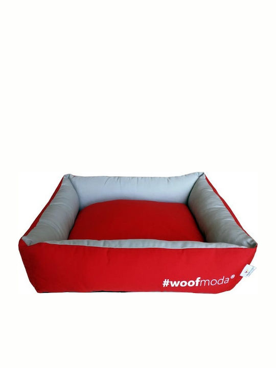 Woofmoda 911-1001 Poof Dog Bed Red 52x47cm.