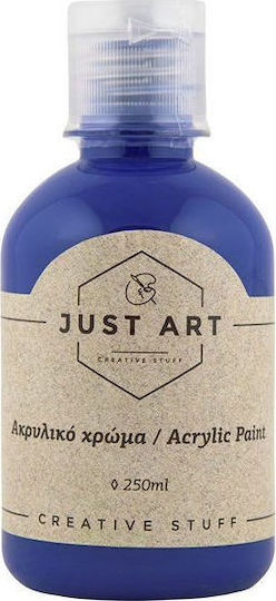 Just Art Acrylic Paint Сет акрилни бои за живопис в Син цвят Синьо ултрамарин 250мл 1бр