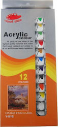 Next Acrylic Colour Acrylic Paint Set in Multicolour color 12ml 12pcs 28919------2