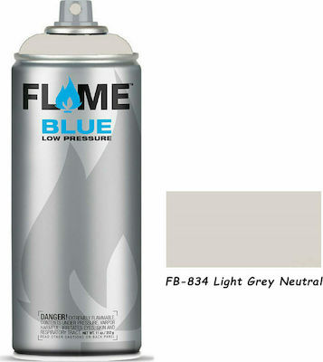 Flame Paint Σπρέι Βαφής FB Ακρυλικό με Ματ Εφέ Light Grey Neutral 400ml