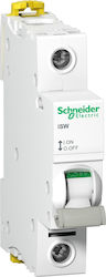 Schneider Electric Acti 9 iSW Einpolig Allgemeine Verwendung Schienenumschalter 240V 40A