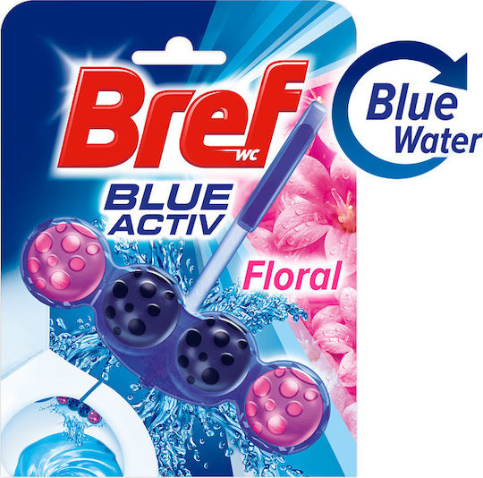 Bref Blue Activ+ Block Λεκάνης με Άρωμα Floral 50gr