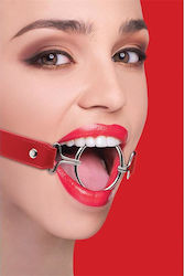 Shots Ouch Ring Gag XL Knebel in Rot Farbe OU105RED