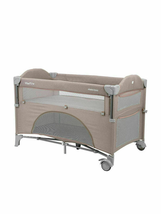 Kikka Boo Milky Way 2020 Playpen 2 Levels with Mattress Beige 125x65cm