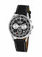 Jacques Lemans Retro Classic Men's Watch 41mm Battery with Black Leather Strap