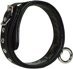 Zado Leather Neckcuff Collar in Black Color