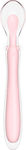 Kikka Boo Βρεφικό Κουτάλι Flexible από Σιλικόνη Pink