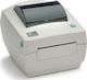 Zebra GC420T Εκτυπωτής Ετικετών Θερμικής Μεταφοράς USB, Ethernet 203 dpi