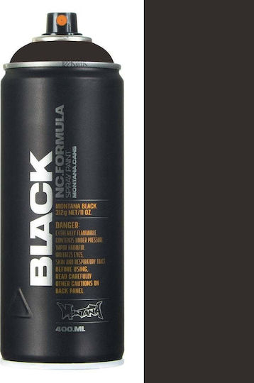 Montana Cans Σπρέι Βαφής BLK με Ματ Εφέ Slate 400ml